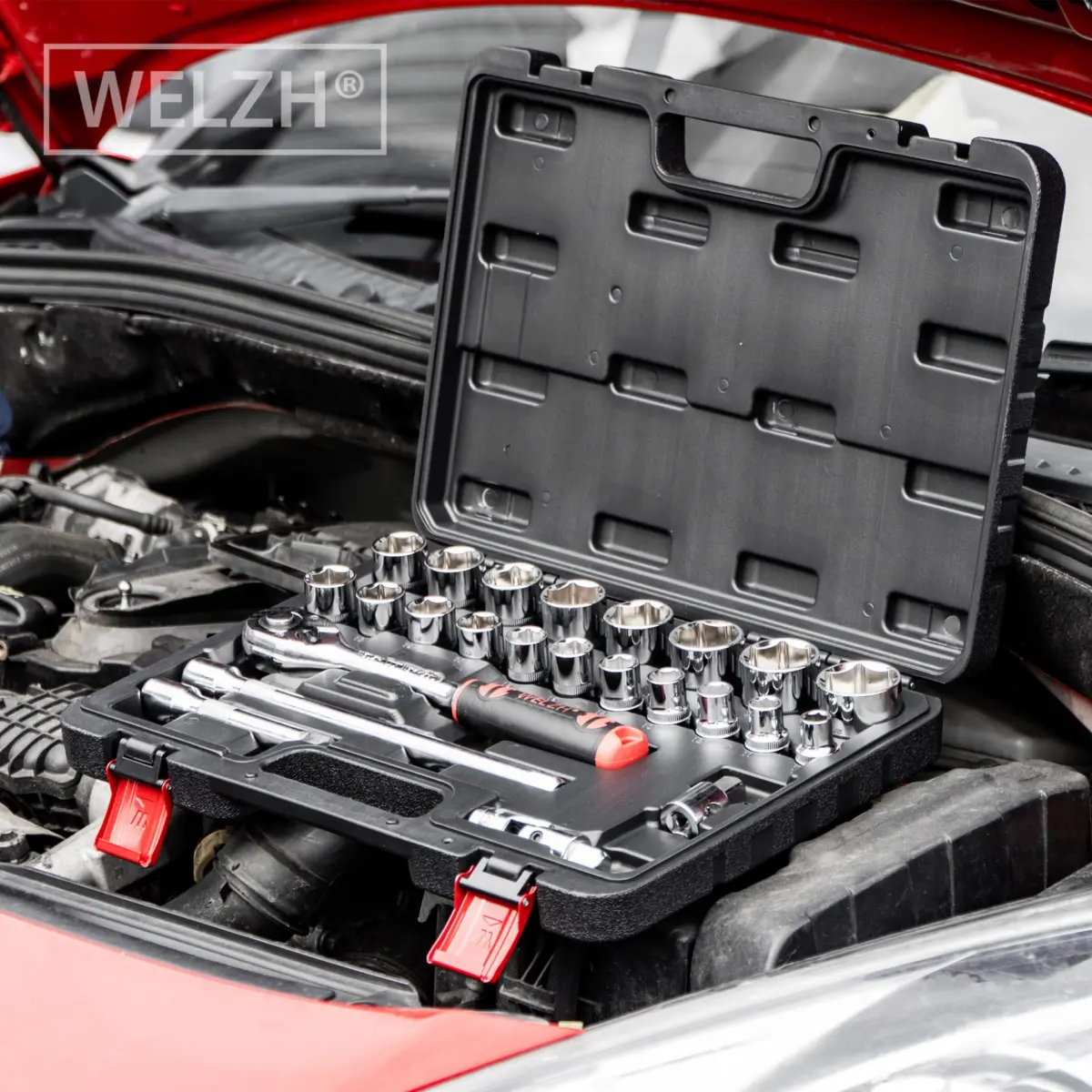 24-Piece Socket Tool Set; 1/2''dr - Image 4