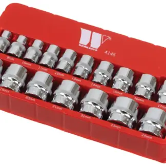 Socket Set, Shallow, 3/8''dr, 17-Piece