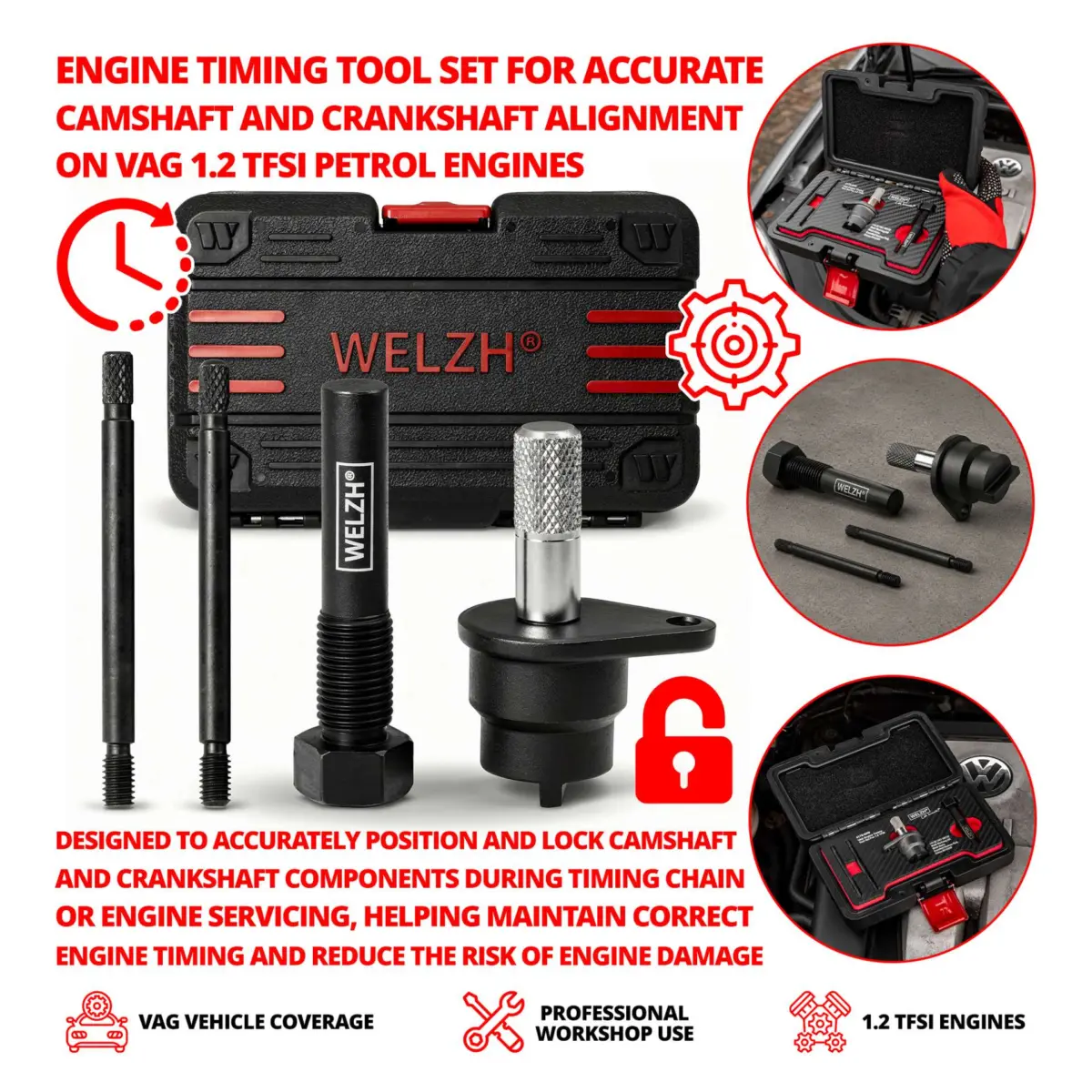VAG Engine Timing Tool Set For 1.2 TFSI - Image 3