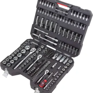 Socket Tool Set; Chrome, 1/4'', 3/8'', 1/2'' (191 pcs)