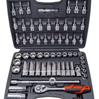 61-Piece Socket Tool Set; 3/8''dr
