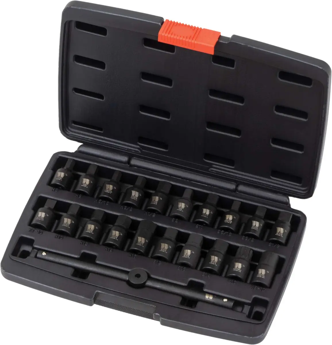 21-Piece Oil Drain Plug Key Set