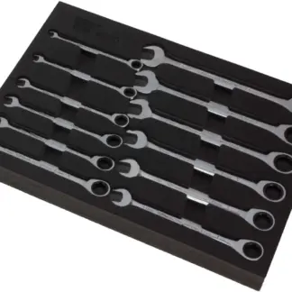 Ratchet Spanner Set;12-Piece  8-19 mm, EPE Foam Tray