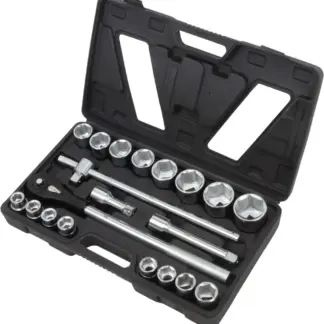 Socket Tool Set; 6-Point, 19-50 mm, 3/4''