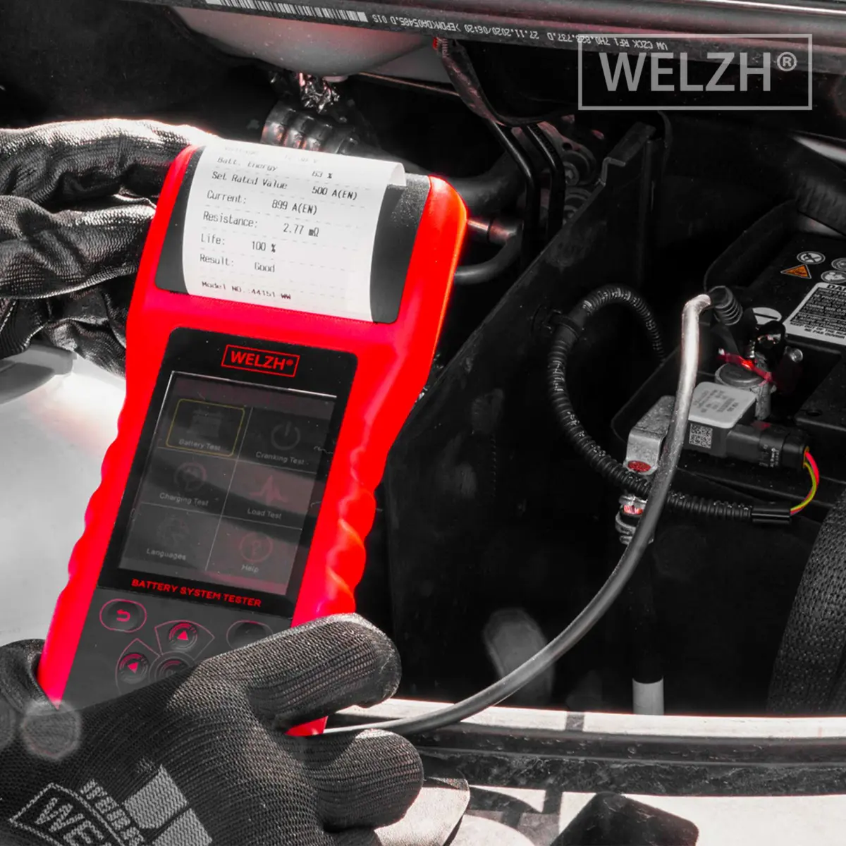 Intelligent Battery Tester With Printer; 6-30V DC - Image 6