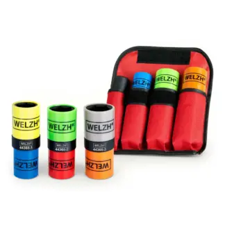 Impact Flip Socket Set; 4-Piece Protective Coated 17-23mm