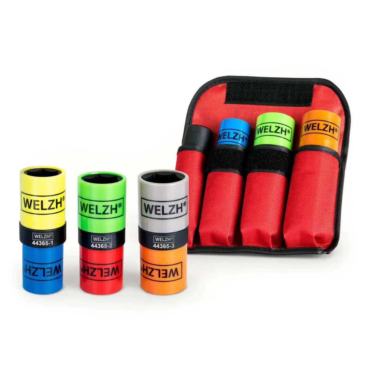 Impact Flip Socket Set; 4-Piece Protective Coated 17-23mm