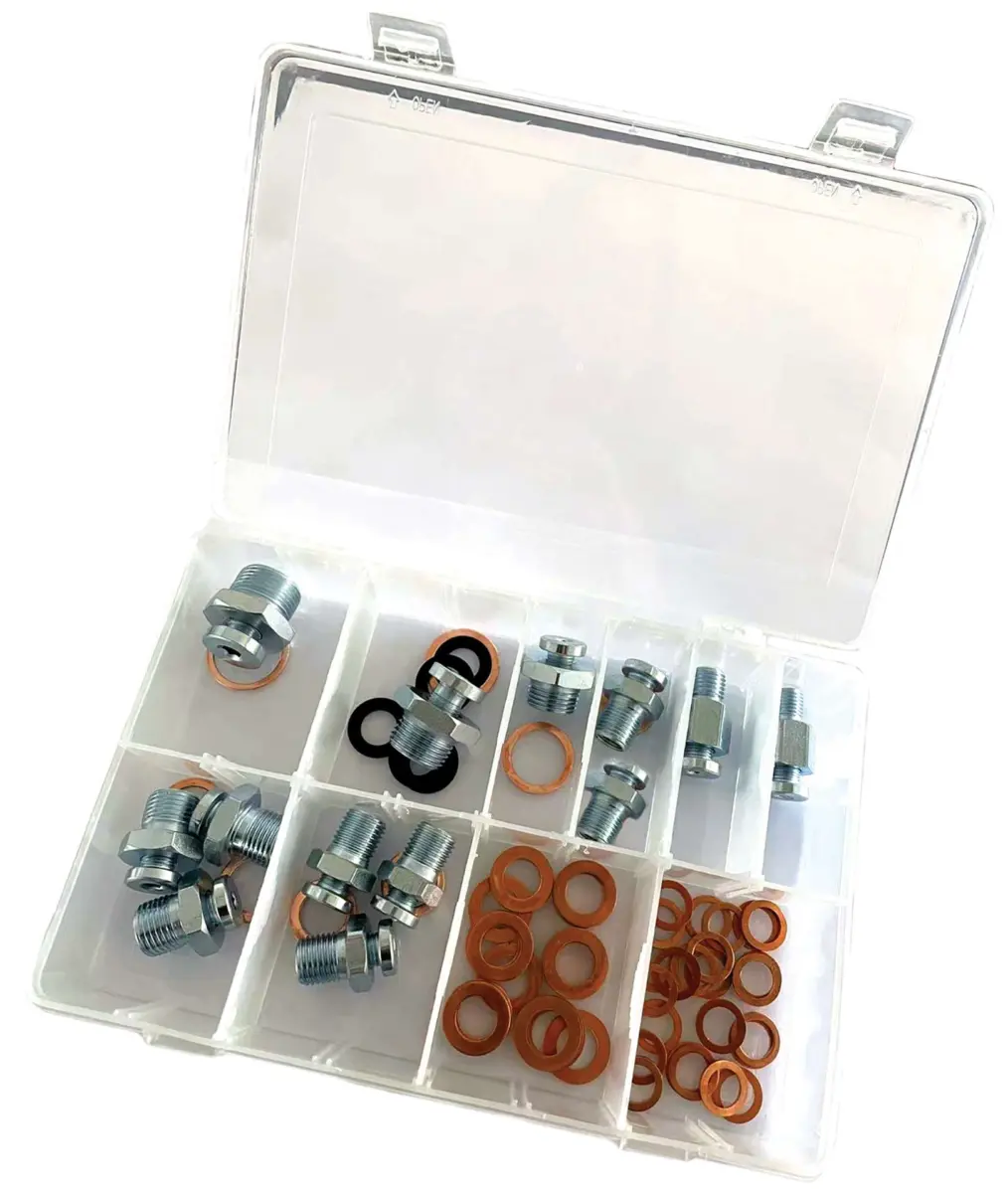 Oil Sump Plug & O Ring Set 63-Piece