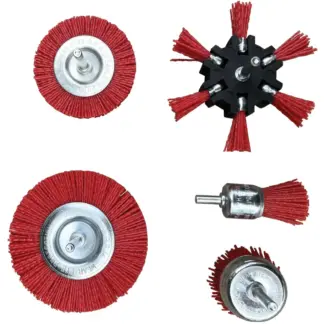 Rotary Nylon Brush Set; 5-Piece