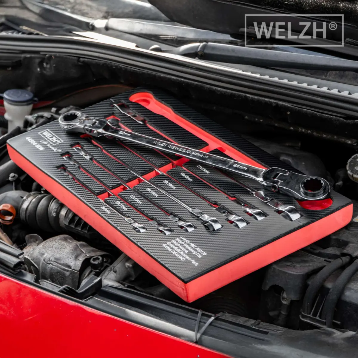 Ratchet Spanner Set; XL Master Aviation Multi-Lok Extended Head Type, Flexi-Head 8-24 mm - Image 4