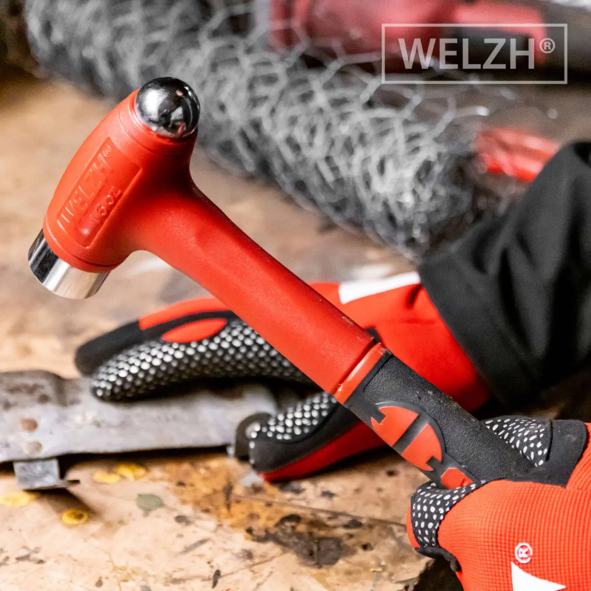 Welzh 'Smasher?' 32oz Ball Pein Hammer; - Image 3