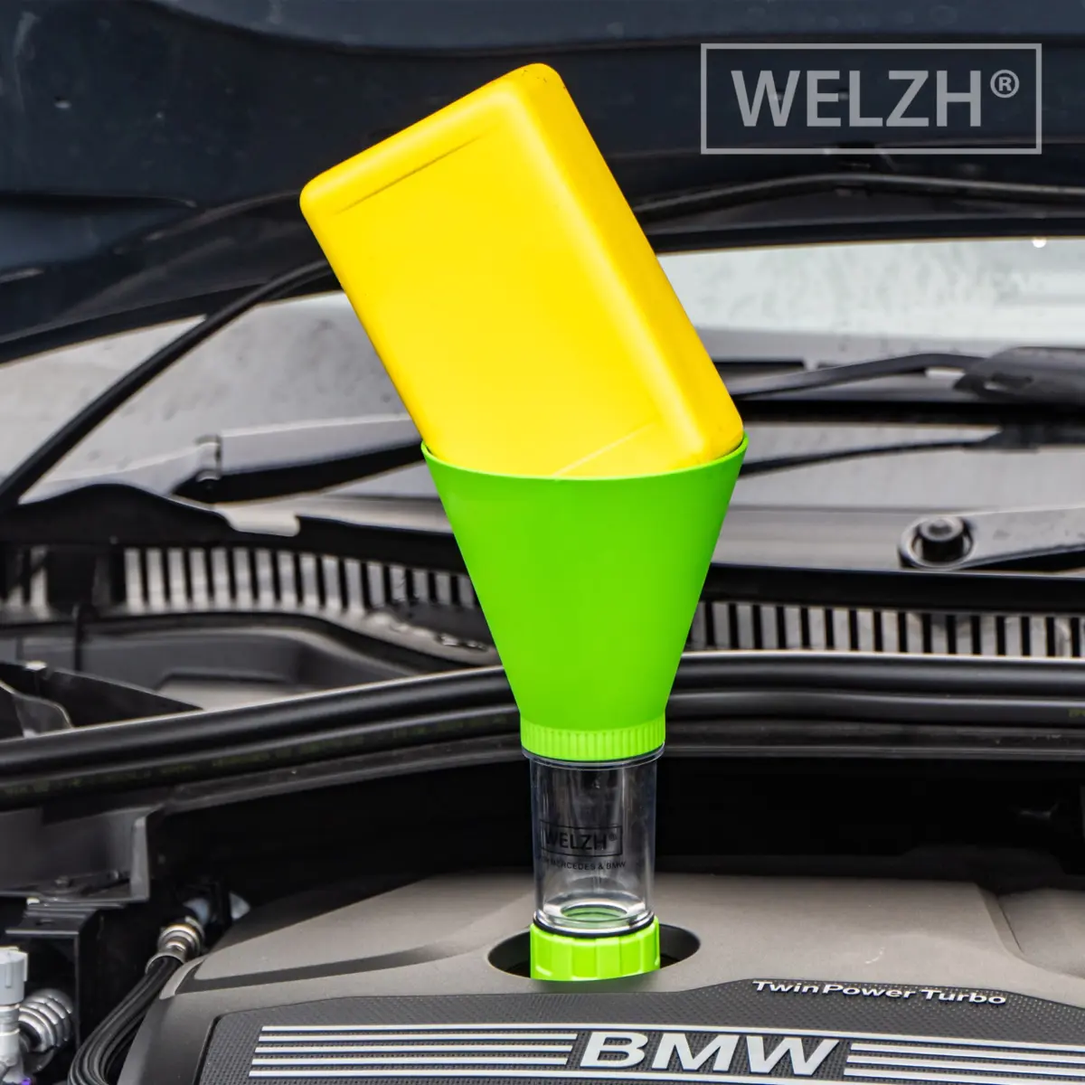 Slow Fill Oil Funnel Filling Device For; Mercedes & BMW - Image 4
