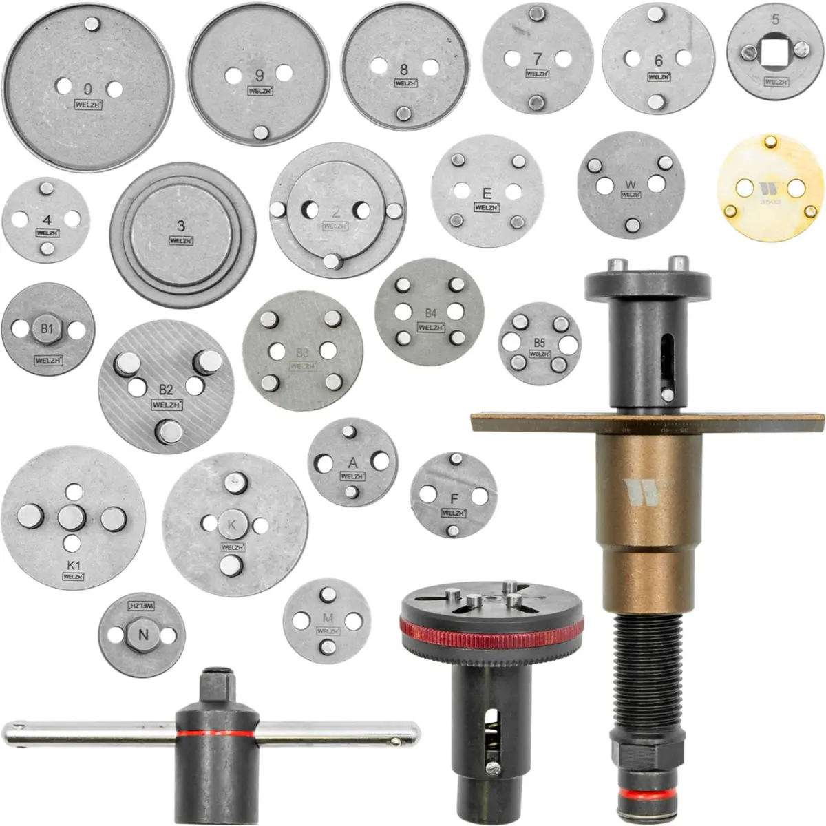 Heavy Duty Ultra Low Profile Brake Re-Wind Kit; 25-Piece - Image 2