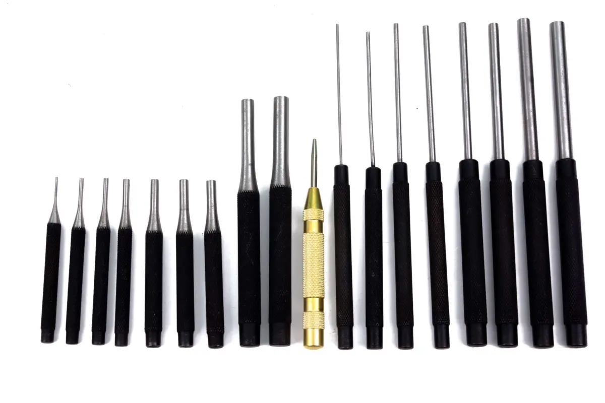 18-Piece Professional Parallel Pin Punch Set - Image 2
