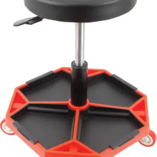 Automotive Stool; Including Tool Storage