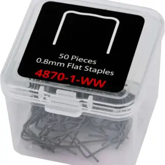 Hot Staple Plastic Repair Staples; 50-Piece 0.8mm Flat