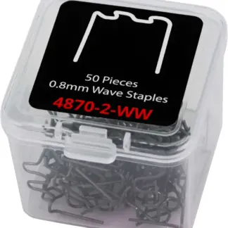 Hot Staple Plastic Repair Staples; 50-Piece 0.8mm Wave