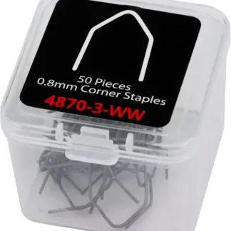 Hot Staple Plastic Repair Staples; 50-Piece 0.8mm Corner