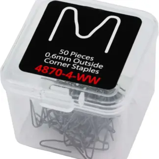 Hot Staple Plastic Repair Staples; 50-Piece 0.6mm Corner