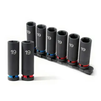 6-Piece Deep Impact Sockets 19-MM
