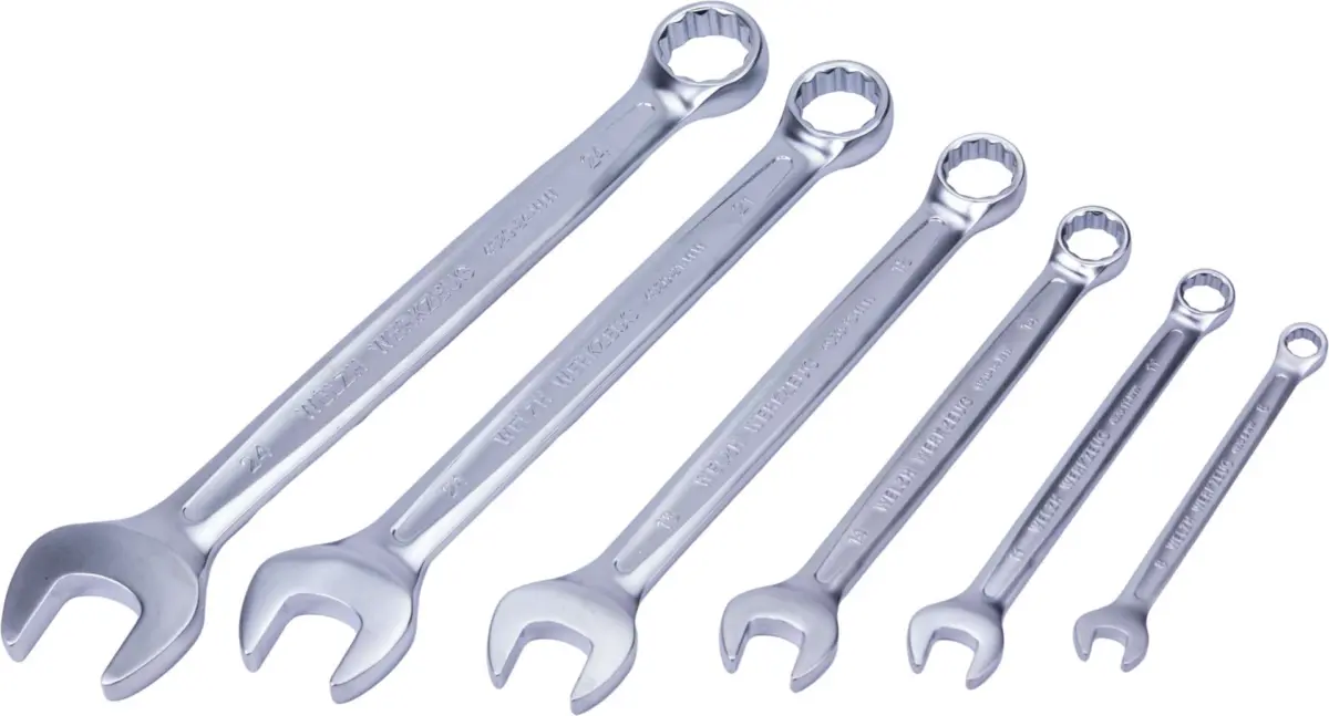 Welzh Jet-Series Combination Spanner Set 17-Piece; 8-24-mm - Image 2