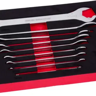 Super Ultra Thin 9-Piece''LOK-TYP'' Spanner Set 6-24-mm