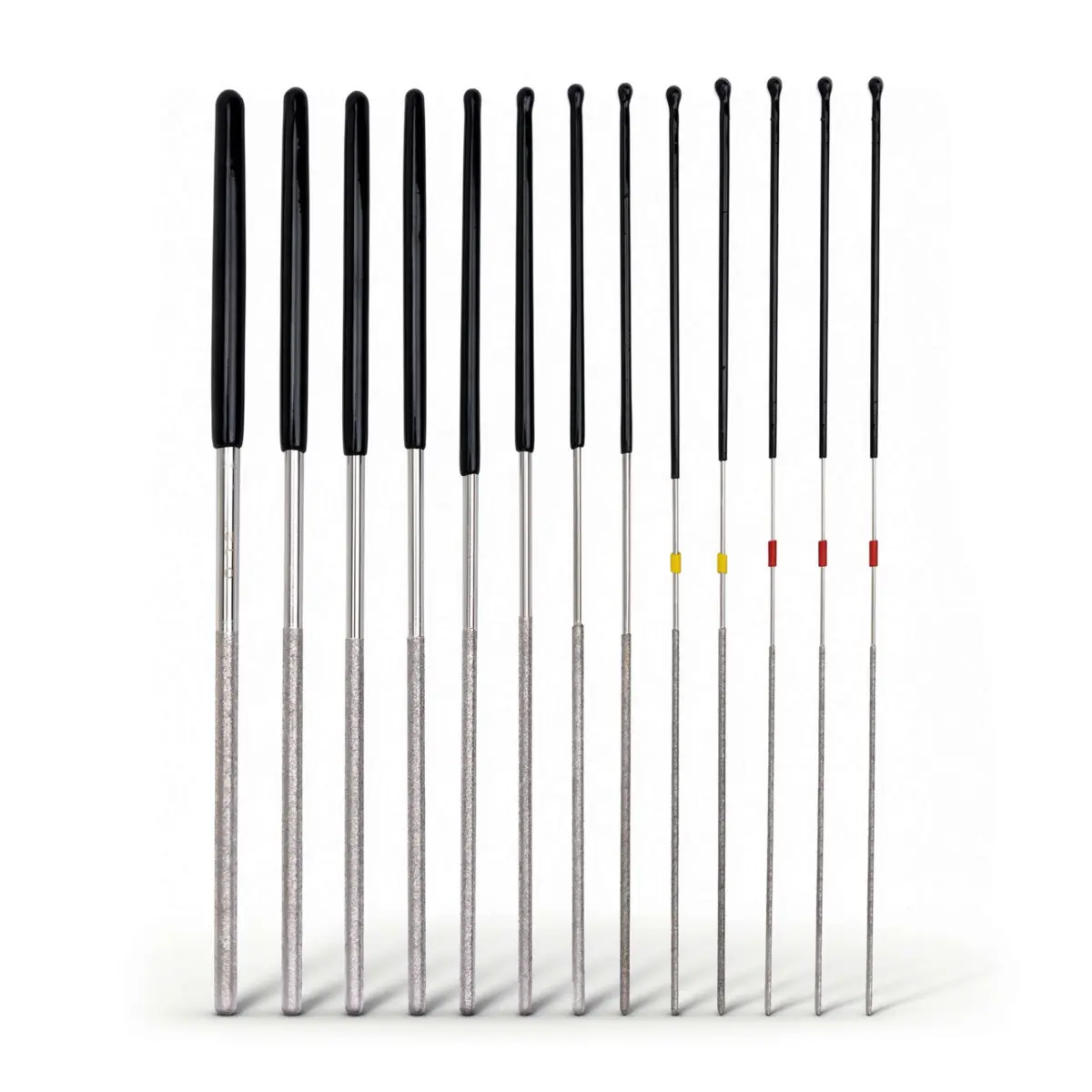 Micro Precison Diamond Coated File Set; 12-Piece