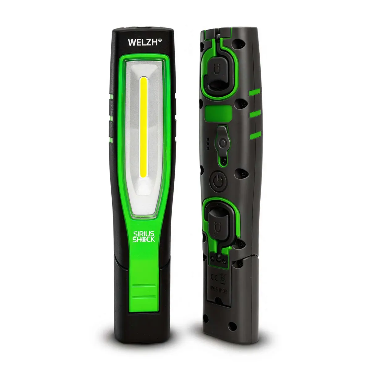 Rechargeable Inspection Cob Lamp; Sirius Range (Green)
