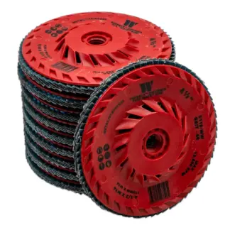 Redback™ Zirconia Flap Mate™ Disc; 40-Grit (10-Pieces)