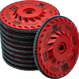 Redback™ Zirconia Flap Mate™ Disc; 80-Grit (10-Pieces)