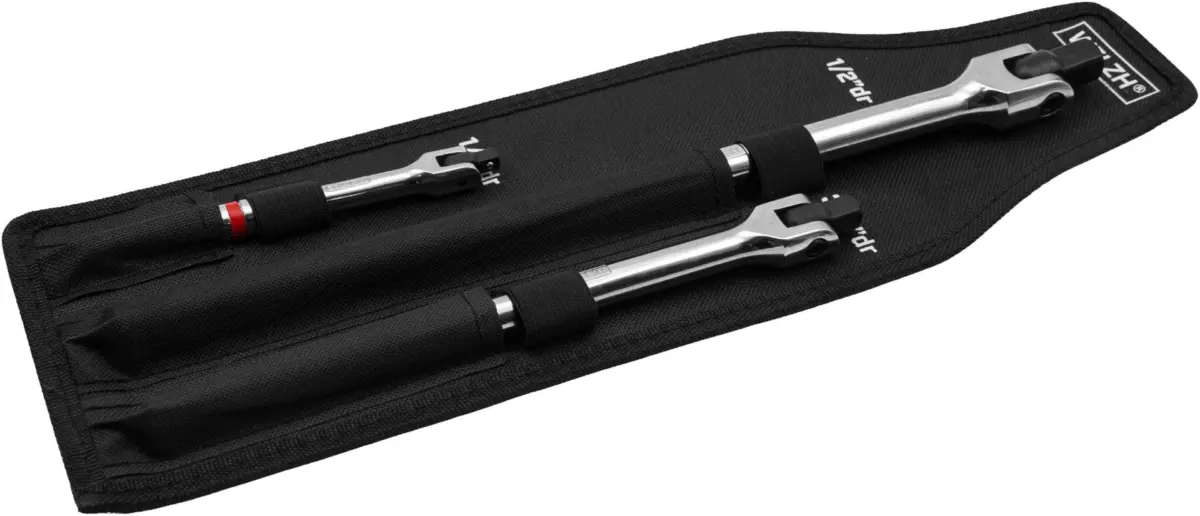 3-Piece Breaker Bar Set; 1/4'' , 3/8'' & 1/2''dr