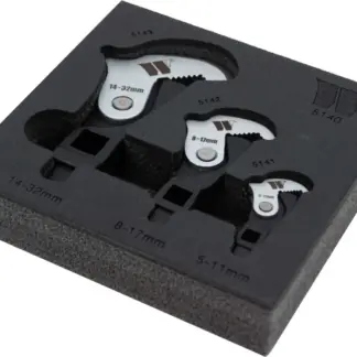 3-Piece Quick-Grip Adjustable Wrench Head Set;