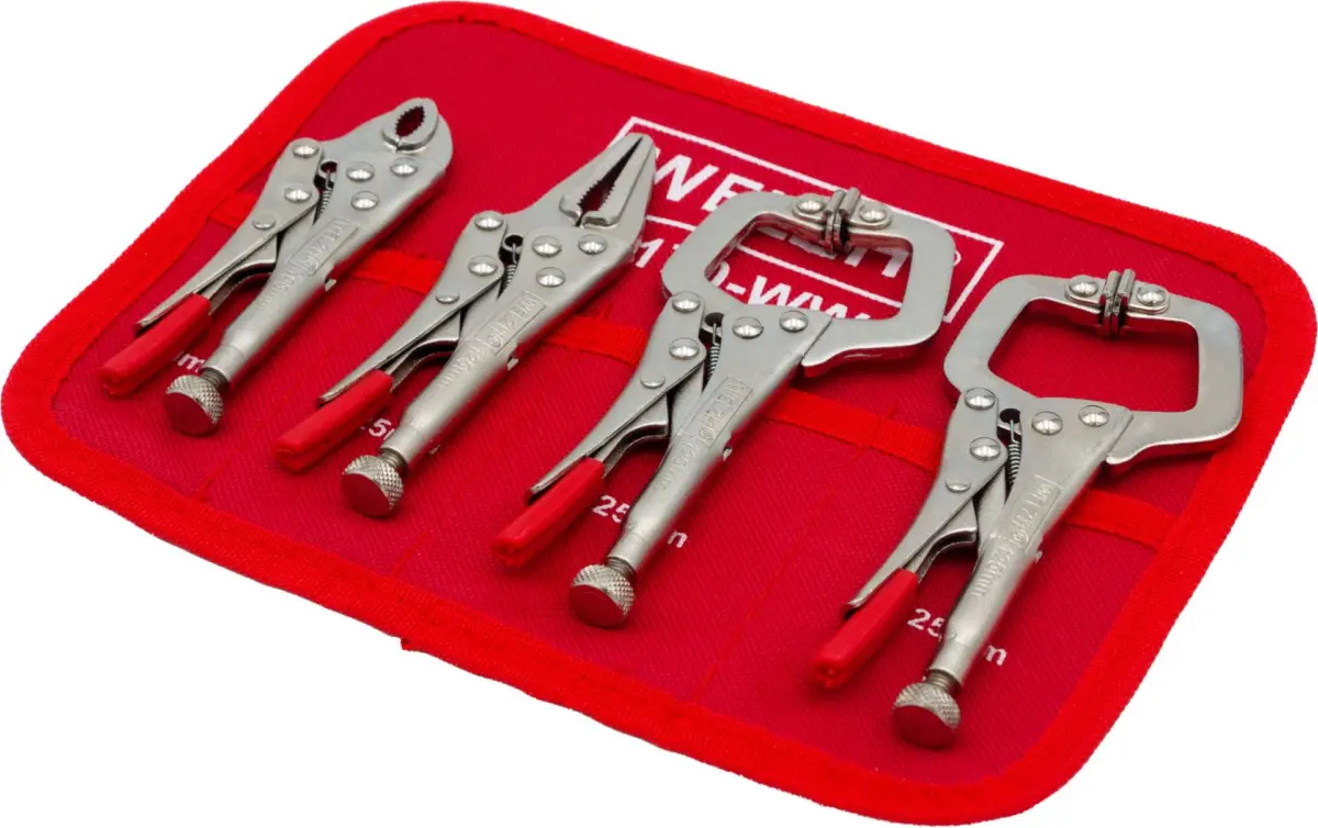 4-Piece Mini Locking Plier Set