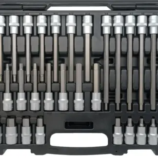 Bit Socket Hexagon Assortment;30-Piece 1/2dr