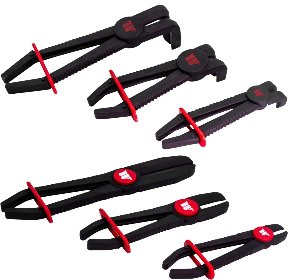 6-Piece Angeled + Staright Hose Locking Pliers