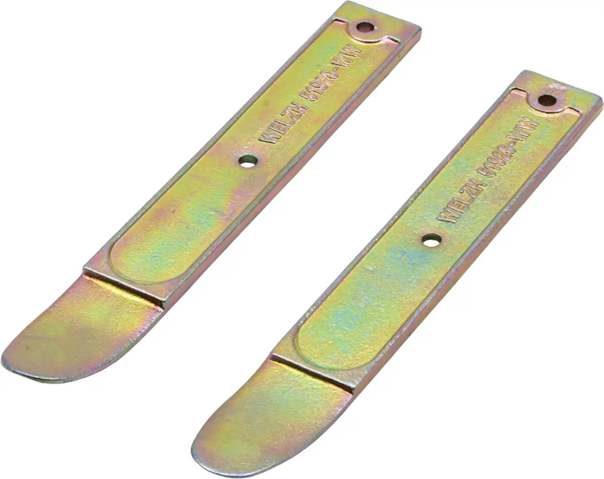 Curved Metal Wedge-Pry Tools;
