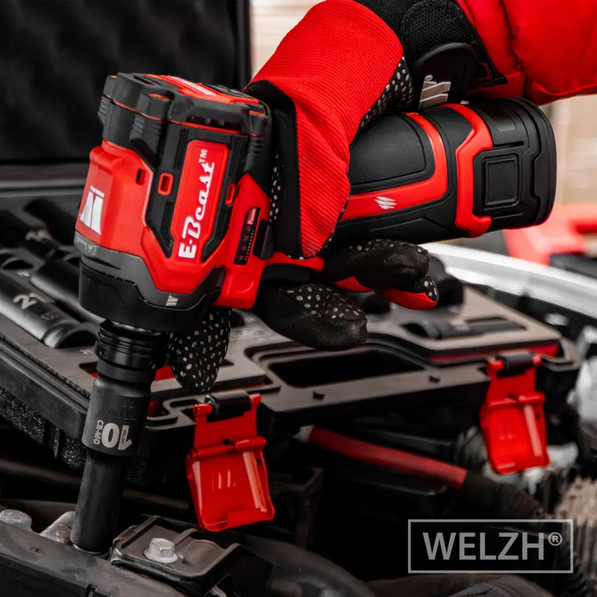 E-Beast? Mini Compact Cordless Brushless Impact Driver Wrench 1/2'dr; 360NM - Image 11