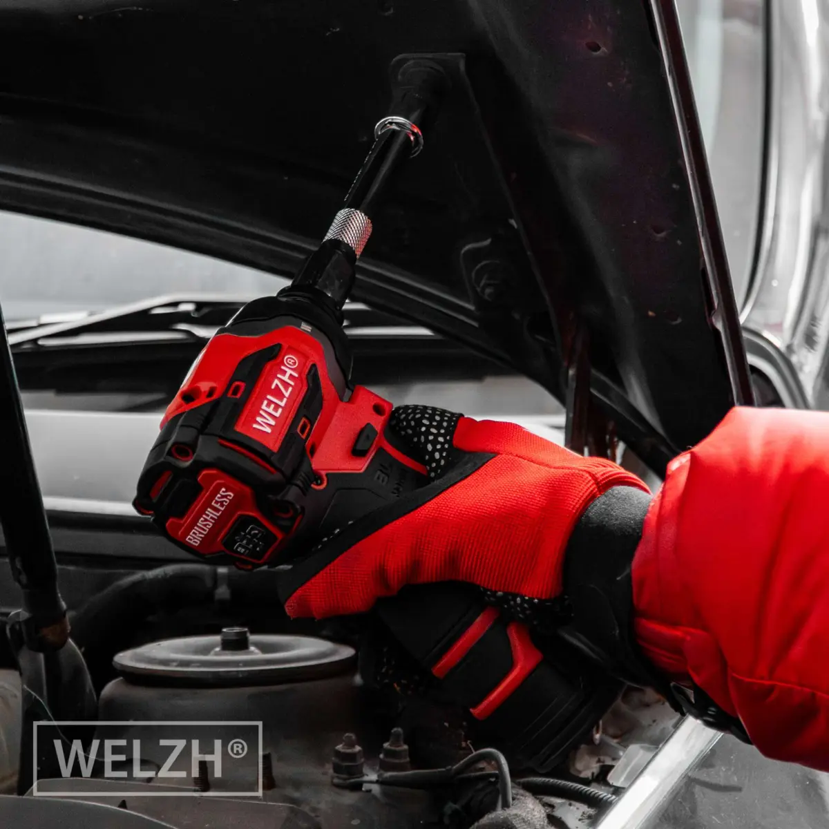 E-Beast? Mini Compact Cordless Brushless Impact Driver Wrench 1/2'dr; 360NM - Image 6