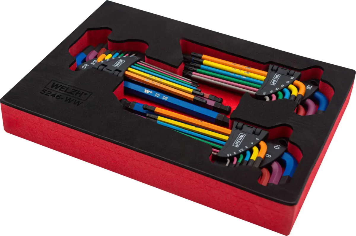 27-Piece Hex Key Wrench Set S2;Rainbow Series