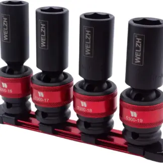 4-Piece Impact Ball Joint Socket Kit;1/2"dr 16,17,18 & 19-mm