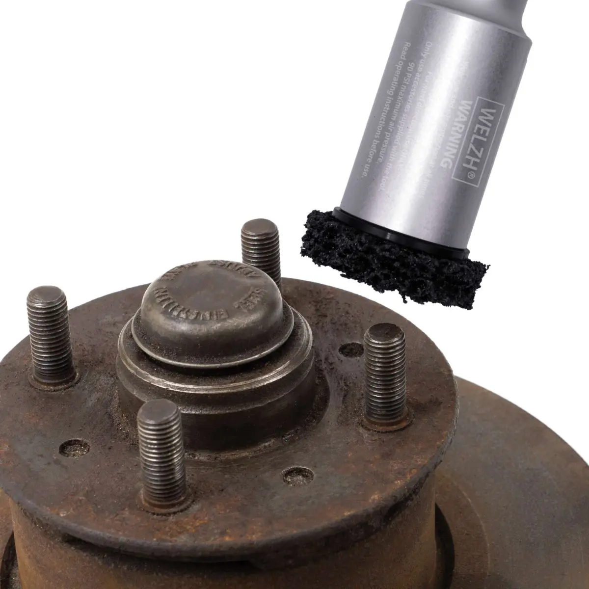 7-Piece Stud Cleaning and Grinding Kit For HGV Wheel Hubs - Image 3