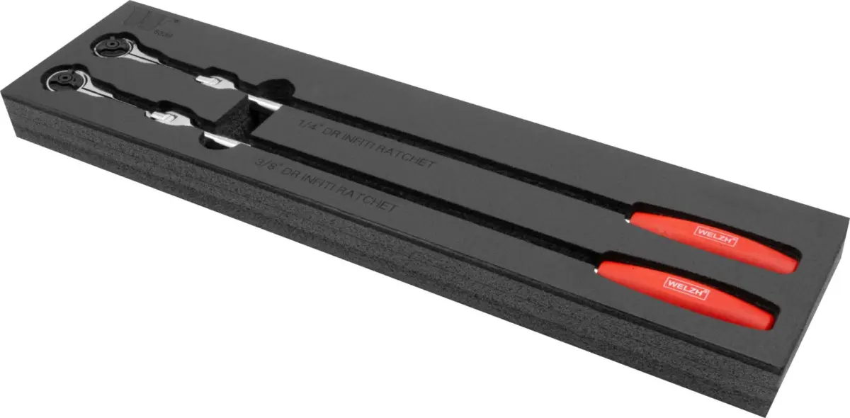 Infiniti Ratchet Set; 2-Piece 3/8'' & 1/4''dr