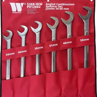 Angeld Combination Spanner Set; Jumbo, 34-50 mm