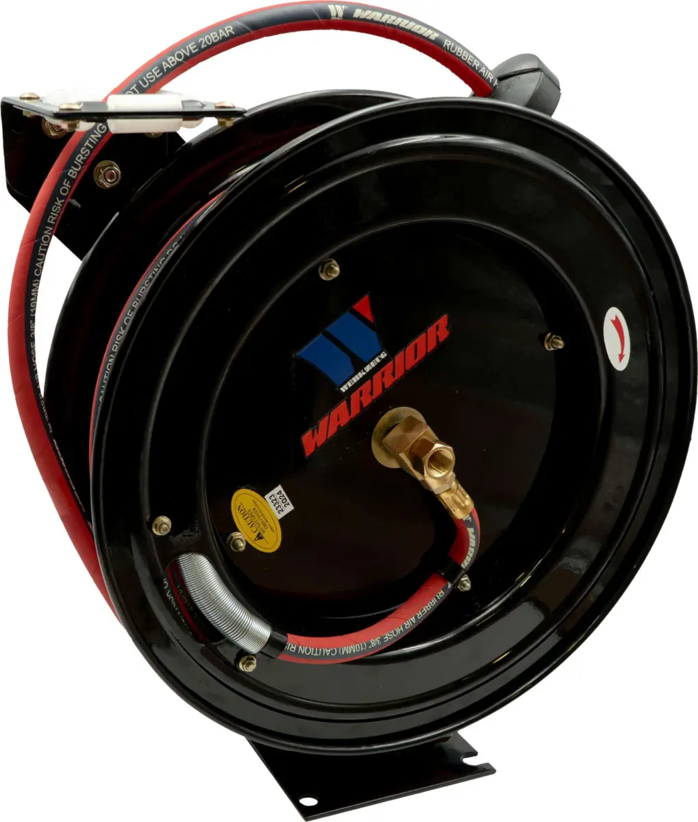 Welzh-Warrior(?) Pro Air Hose Reel; 3/8'' 15-Meter Length
