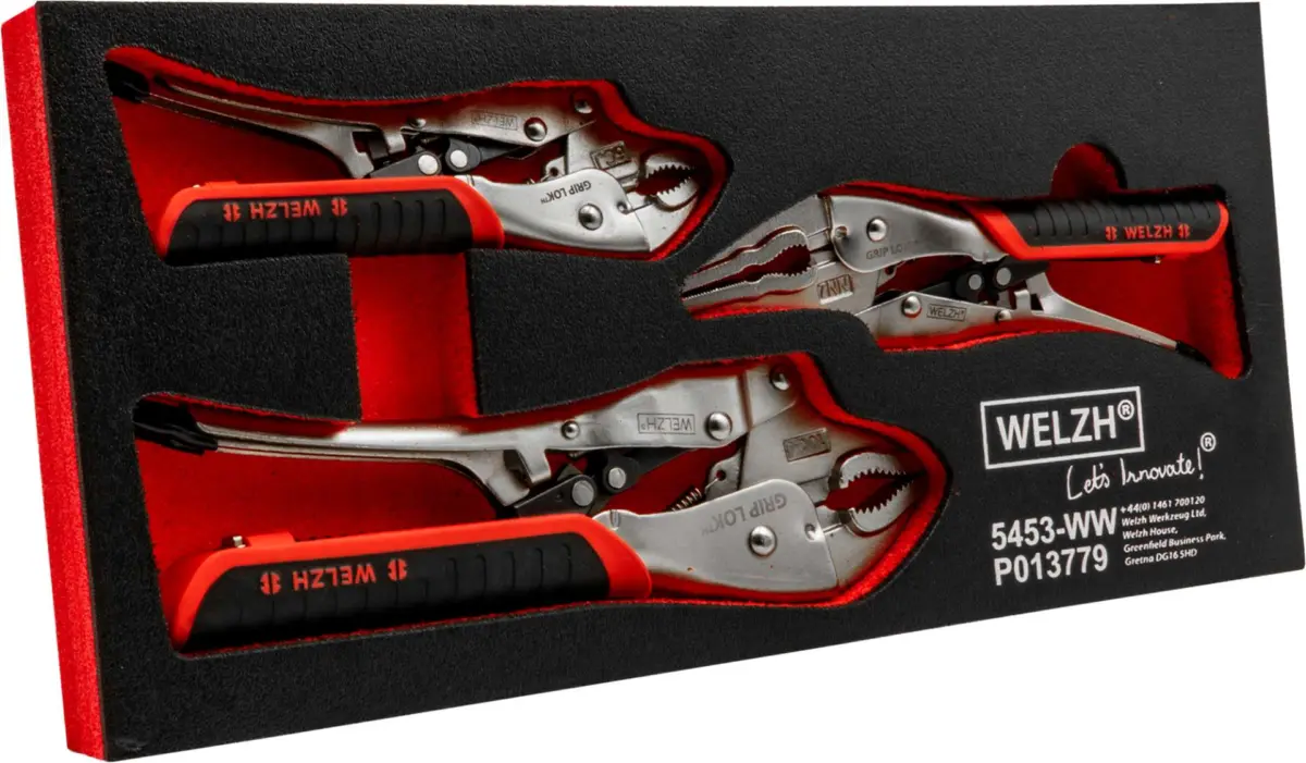 3-Piece Automatic Grip-Lok? Locking Plier Set ; - Image 3