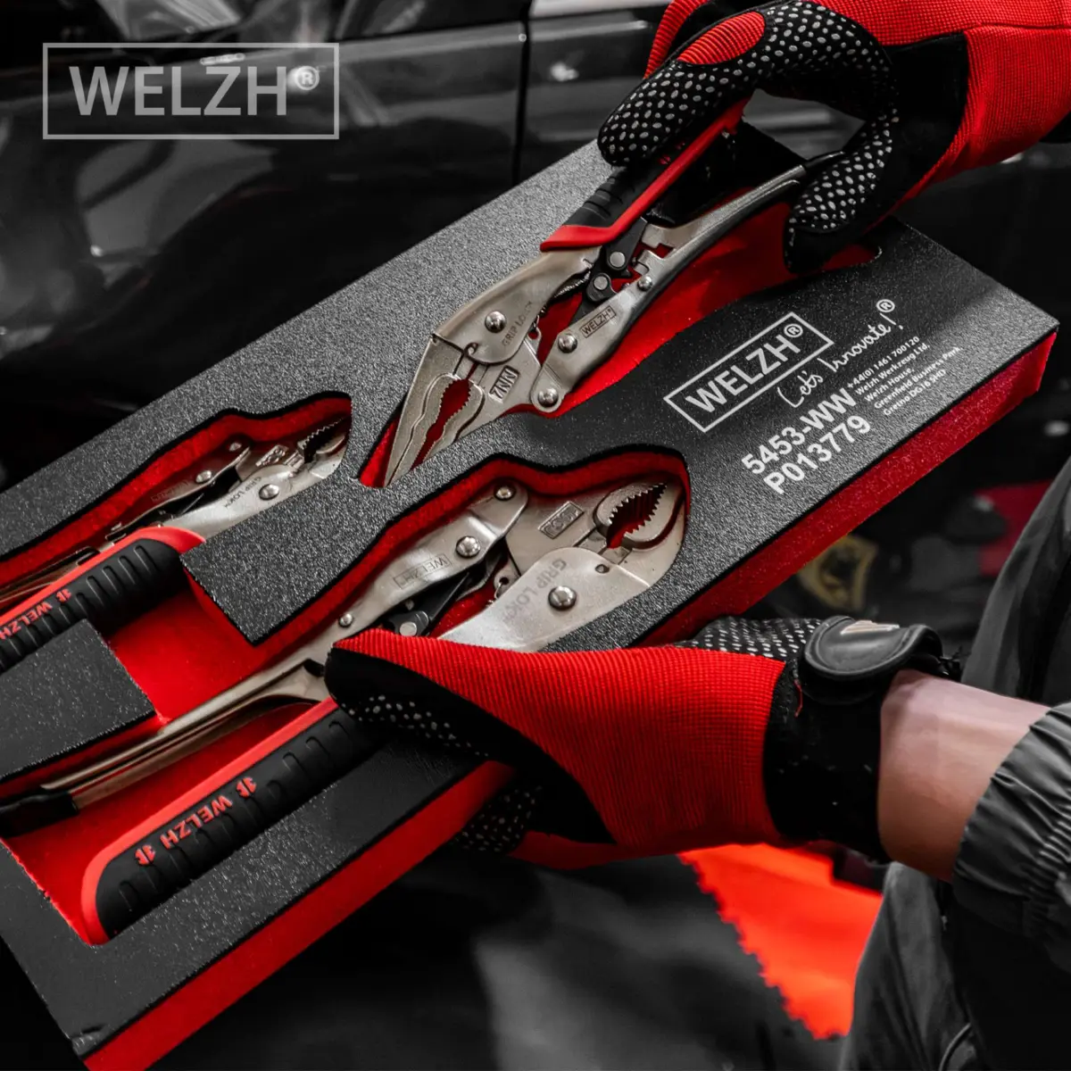 3-Piece Automatic Grip-Lok? Locking Plier Set ; - Image 8