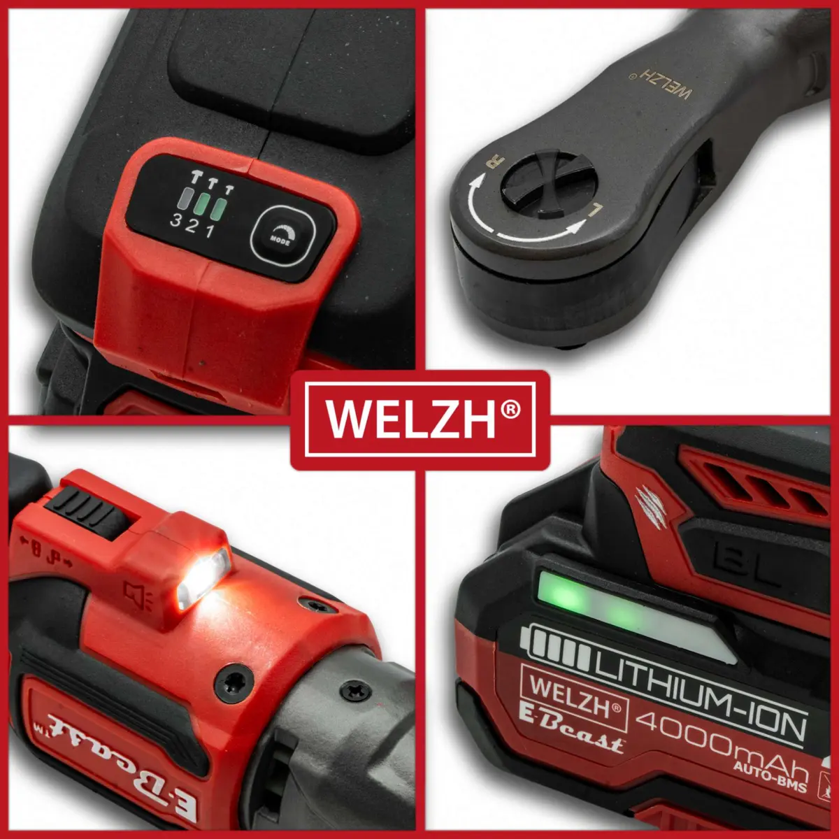E-Beast? Cordless Brushless Impact Ratchet 3/8'dr; 125NM - Image 10