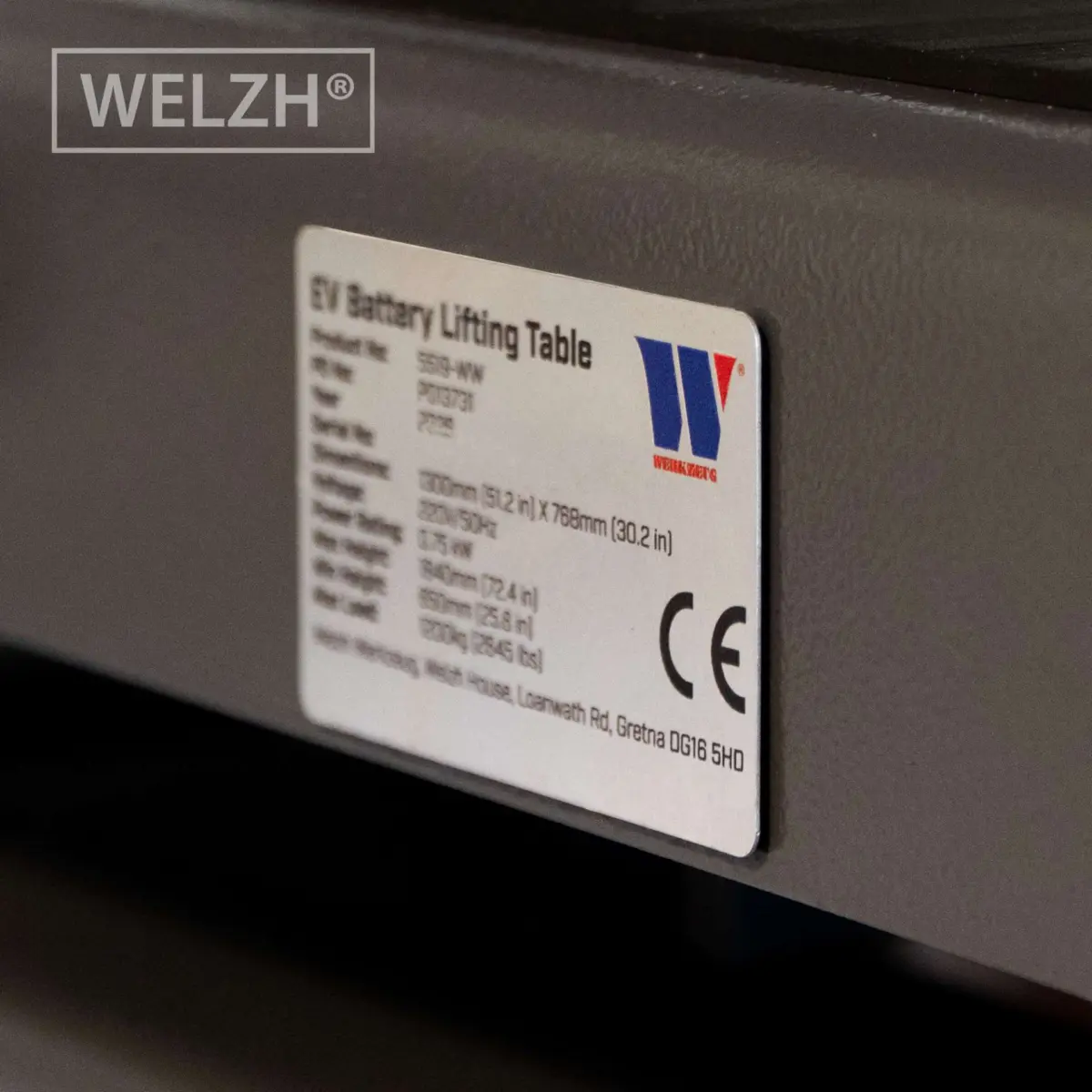 EV Battery Lifting Table; Electric Operated - Image 6