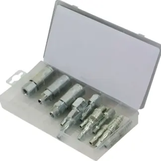 12-Piece Air Hose Connector Adaptor Set UK Fitting