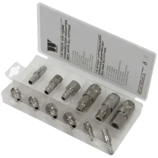 12-Piece Air Hose Connector Adaptor Set EU Fitting